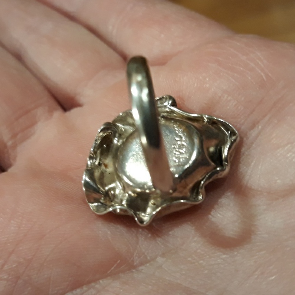 Sterling Silver Bat Ami Ring - image 4